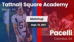 Matchup: Tattnall Square Acad vs. Pacelli  2017
