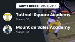 Recap: Tattnall Square Academy  vs. Mount de Sales Academy  2017