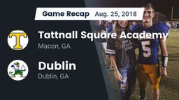 Recap: Tattnall Square Academy  vs. Dublin  2018
