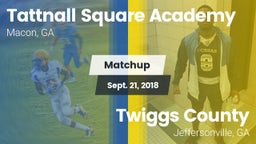 Matchup: Tattnall Square Acad vs. Twiggs County  2018