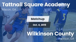 Matchup: Tattnall Square Acad vs. Wilkinson County  2019