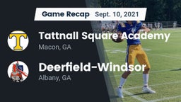 Recap: Tattnall Square Academy  vs. Deerfield-Windsor  2021