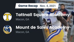 Recap: Tattnall Square Academy  vs. Mount de Sales Academy  2021