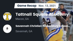 Recap: Tattnall Square Academy  vs. Savannah Christian Preparatory School 2021