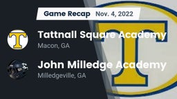Recap: Tattnall Square Academy  vs. John Milledge Academy  2022
