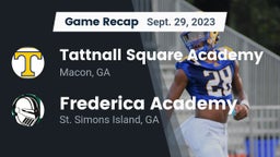 Recap: Tattnall Square Academy vs. Frederica Academy  2023