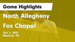 North Allegheny  vs Fox Chapel  Game Highlights - Oct. 5, 2023