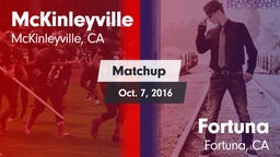 Matchup: McKinleyville vs. Fortuna  2016