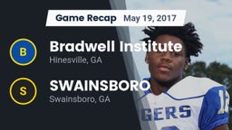 Recap: Bradwell Institute vs. SWAINSBORO  2017