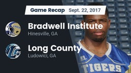 Recap: Bradwell Institute vs. Long County  2017