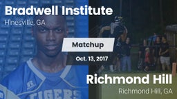 Matchup: Bradwell Institute vs. Richmond Hill  2017
