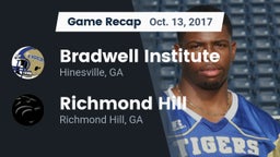 Recap: Bradwell Institute vs. Richmond Hill  2017