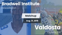 Matchup: Bradwell Institute vs. Valdosta  2018