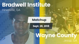 Matchup: Bradwell Institute vs. Wayne County  2018