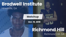 Matchup: Bradwell Institute vs. Richmond Hill  2018