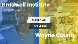 Matchup: Bradwell Institute vs. Wayne County  2019
