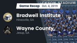 Recap: Bradwell Institute vs. Wayne County  2019