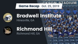 Recap: Bradwell Institute vs. Richmond Hill  2019