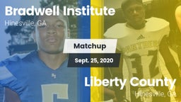 Matchup: Bradwell Institute vs. Liberty County  2020