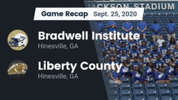 Recap: Bradwell Institute vs. Liberty County  2020