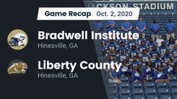 Recap: Bradwell Institute vs. Liberty County  2020
