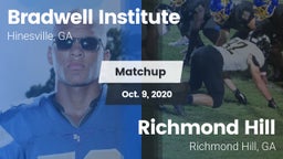 Matchup: Bradwell Institute vs. Richmond Hill  2020