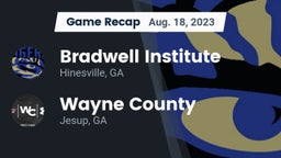 Recap: Bradwell Institute vs. Wayne County  2023
