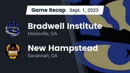 Recap: Bradwell Institute vs. New Hampstead  2023