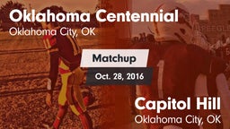 Matchup: Oklahoma Centennial vs. Capitol Hill  2016