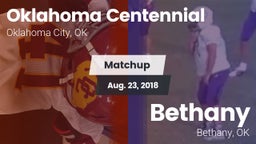 Matchup: Oklahoma Centennial vs. Bethany  2018