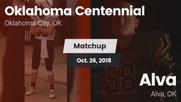 Matchup: Oklahoma Centennial vs. Alva  2018