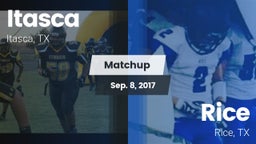 Matchup: Itasca vs. Rice  2017