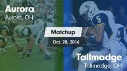 Matchup: Aurora vs. Tallmadge  2016