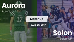 Matchup: Aurora vs. Solon  2017