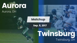 Matchup: Aurora vs. Twinsburg  2017