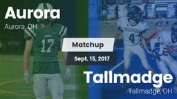 Matchup: Aurora vs. Tallmadge  2017