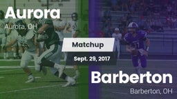Matchup: Aurora vs. Barberton  2017