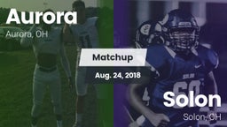 Matchup: Aurora vs. Solon  2018