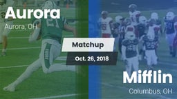 Matchup: Aurora vs. Mifflin  2018