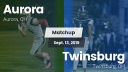 Matchup: Aurora vs. Twinsburg  2019