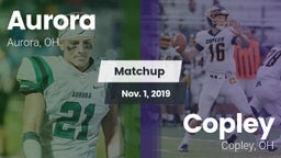 Matchup: Aurora vs. Copley  2019