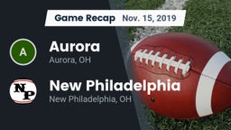 Recap: Aurora  vs. New Philadelphia  2019