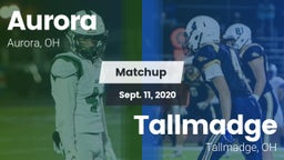 Matchup: Aurora vs. Tallmadge  2020