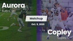 Matchup: Aurora vs. Copley  2020