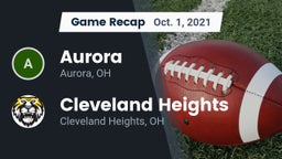 Recap: Aurora  vs. Cleveland Heights  2021