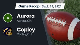 Recap: Aurora  vs. Copley  2021