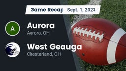 Recap: Aurora  vs. West Geauga  2023