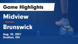 Midview  vs Brunswick  Game Highlights - Aug. 25, 2021