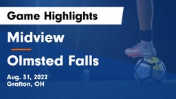 Midview  vs Olmsted Falls  Game Highlights - Aug. 31, 2022
