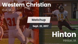 Matchup: Western Christian vs. Hinton  2017